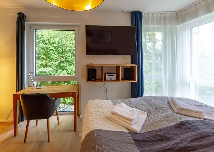 Appart hôtel Haus Jasmund In - Wg02 Mit Kamin, Sauna, Whirlwanne, Terrasse 4*