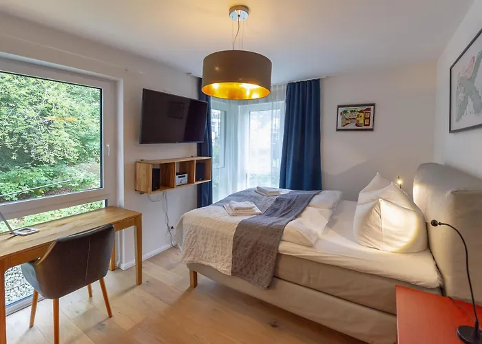 Appart hôtel Haus Jasmund In - Wg02 Mit Kamin, Sauna, Whirlwanne, Terrasse 4*